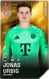 Jonas Urbig - limited