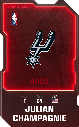 Julian Champagnie - rare