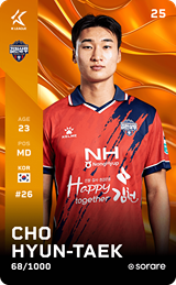Cho Hyun-Taek card