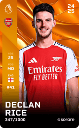 Declan Rice - limited