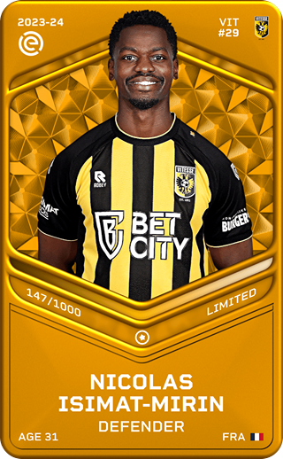 Nicolas Isimat-Mirin - limited