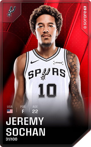 Jeremy Sochan - rare