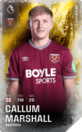 Callum Marshall - limited