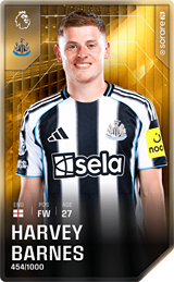 Harvey Barnes - limited