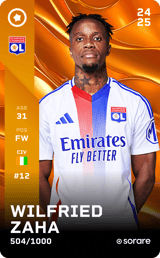 Wilfried Zaha - limited