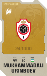 Muhammadali Oʻrinboyev - limited