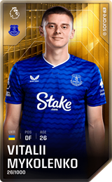 Vitalii Mykolenko - limited