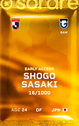 Shogo Sasaki - limited