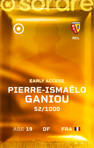 Pierre-Ismaëlo Ganiou - limited