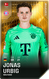 Jonas Urbig - limited