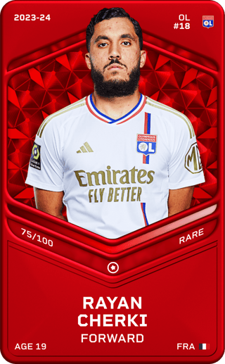 Rayan Cherki - rare