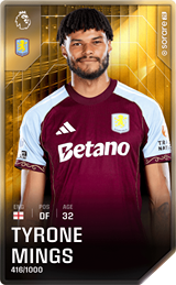 Tyrone Mings - limited