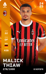 Malick Thiaw - limited