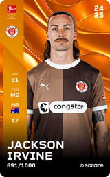 Jackson Irvine - limited