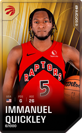 Immanuel Quickley - limited