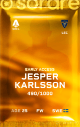 Jesper Karlsson - limited