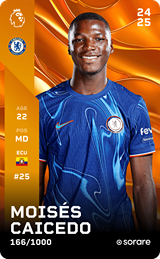 Moisés Caicedo card