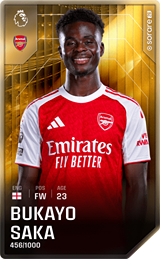 Bukayo Saka - limited
