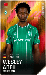 Wesley Adeh - limited