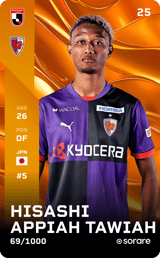 Hisashi Appiah Tawiah - limited