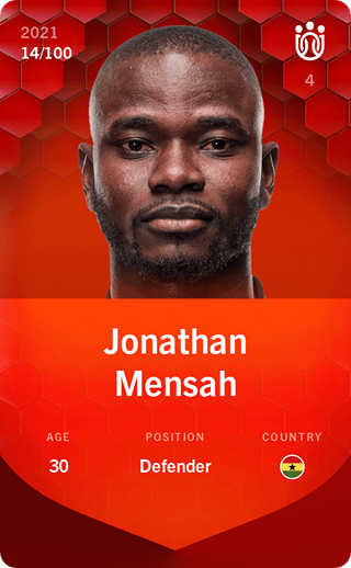 Jonathan Mensah - rare