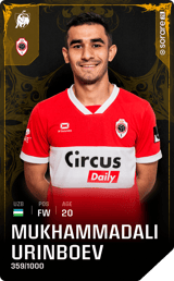 Muhammadali Oʻrinboyev - limited