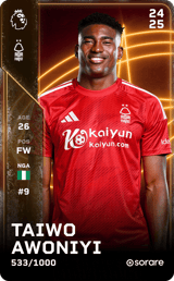 Taiwo Awoniyi - limited