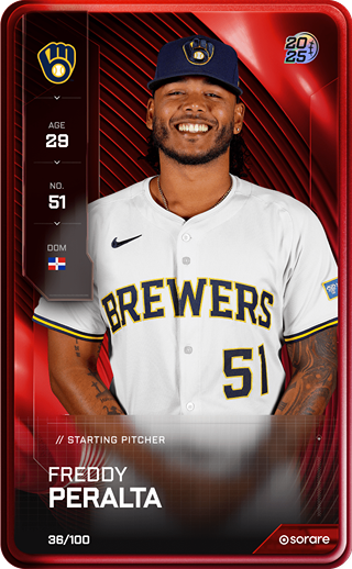 Freddy Peralta - rare