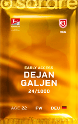 Dejan Galjen - limited