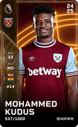 Mohammed Kudus - limited