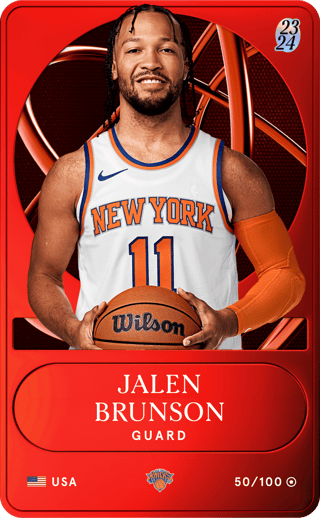 Jalen Brunson - rare