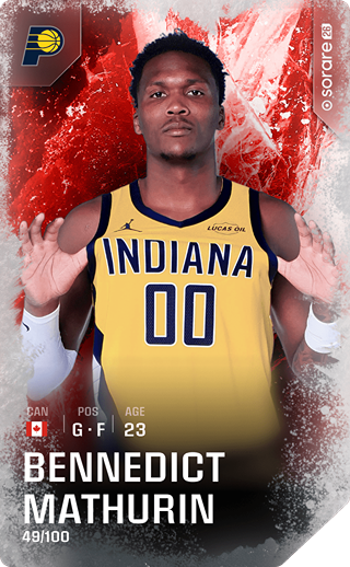 Bennedict Mathurin - rare