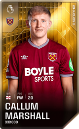 Callum Marshall - limited