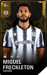 Miguel Freckleton - limited