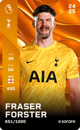 Fraser Forster - limited