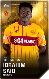 Ibrahim Said - limited