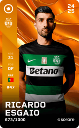 Ricardo Esgaio - limited
