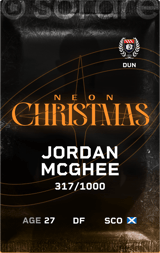 Jordan McGhee - limited