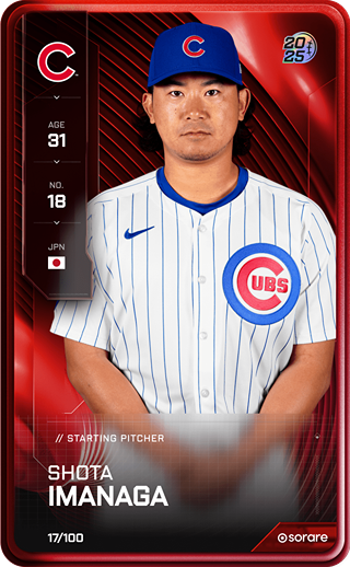 Shota Imanaga - rare