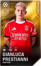 Gianluca Prestianni - limited