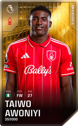 Taiwo Awoniyi - limited