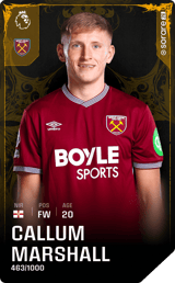 Callum Marshall - limited