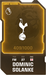 Dominic Solanke - limited