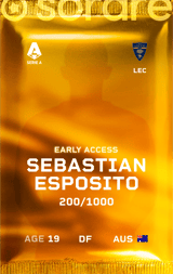 Sebastian Esposito - limited