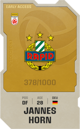 Jannes Horn - limited