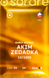 Akim Zedadka - limited