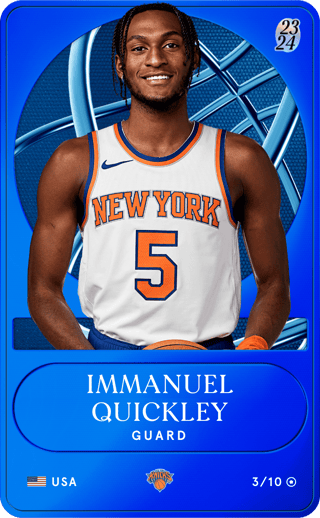 Immanuel Quickley - super_rare