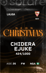 Chidera Ejuke - limited