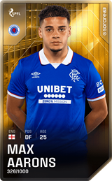 Max Aarons - limited