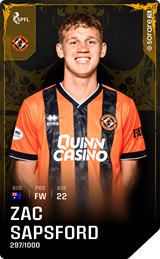 Zachary Sapsford - limited